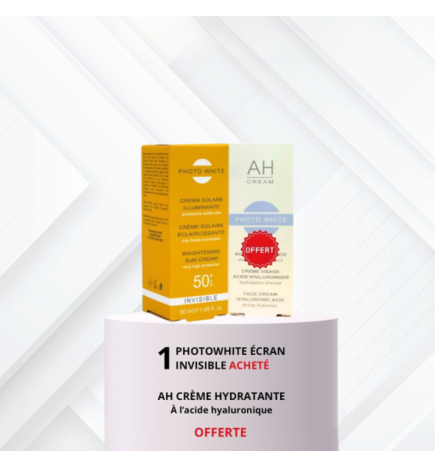 Photo White Ecran Invisible Spf 50+  égal  AH Cream 30ml Offert