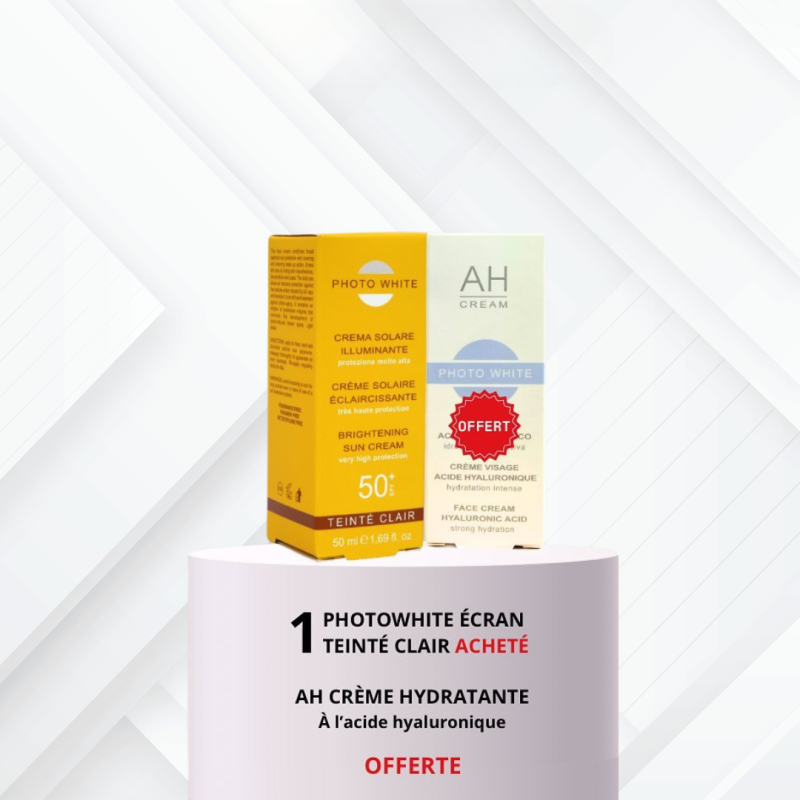 Photo White Ecran Teinte Spf 50+  égal  AH Cream 30ml Offerte