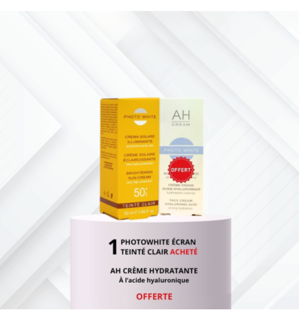Photo White Ecran Teinte Spf 50+  égal  AH Cream 30ml Offerte