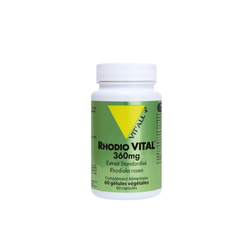 VITALL PLUS RHODIOLA 360MG 30 GELULES