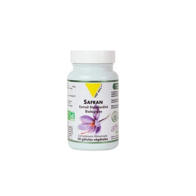 VITALL PLUS SAFRAN 30MG 30 GELULES