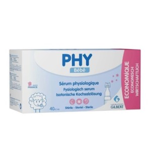 PHY SERUM PHYSIOLOGIQUE BOITE DE 40x5ml