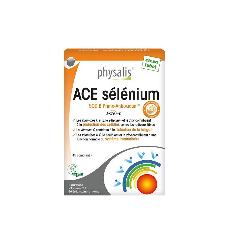Physalis ACE Selenium 45 Comprimès