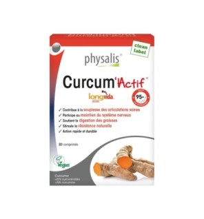 Physalis Curcuma Actif 30 Comprimes