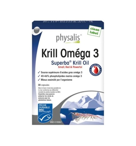 Physalis Krill Omega 3 60 Gelule