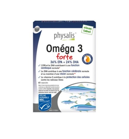 Physalis Omega 3 forte 60 Soft Gelules