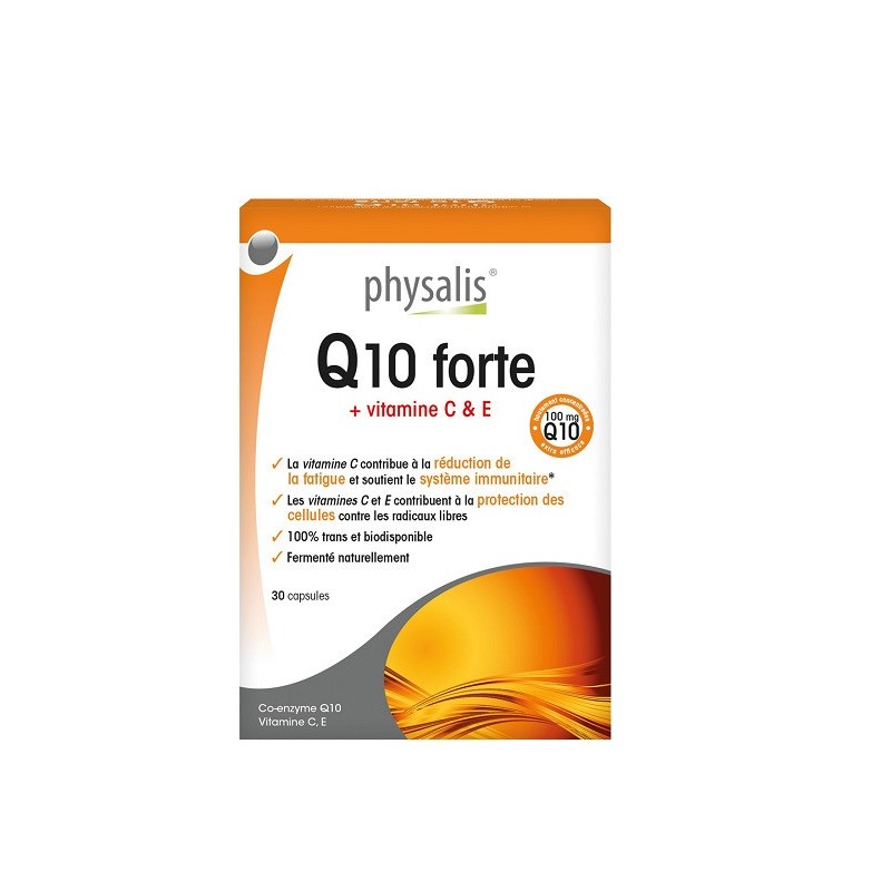 PHYSALIS Q10 Forte +Vitamine C & E 30 Gélules