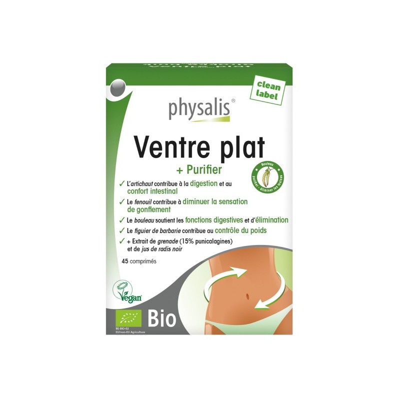 Physalis Ventre Plate +Purifier 45 comprimes