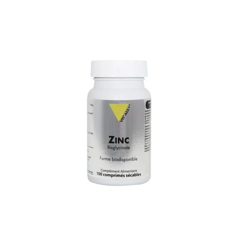 VITALL PLUS ZINC 30MG 100 COMPRIMES