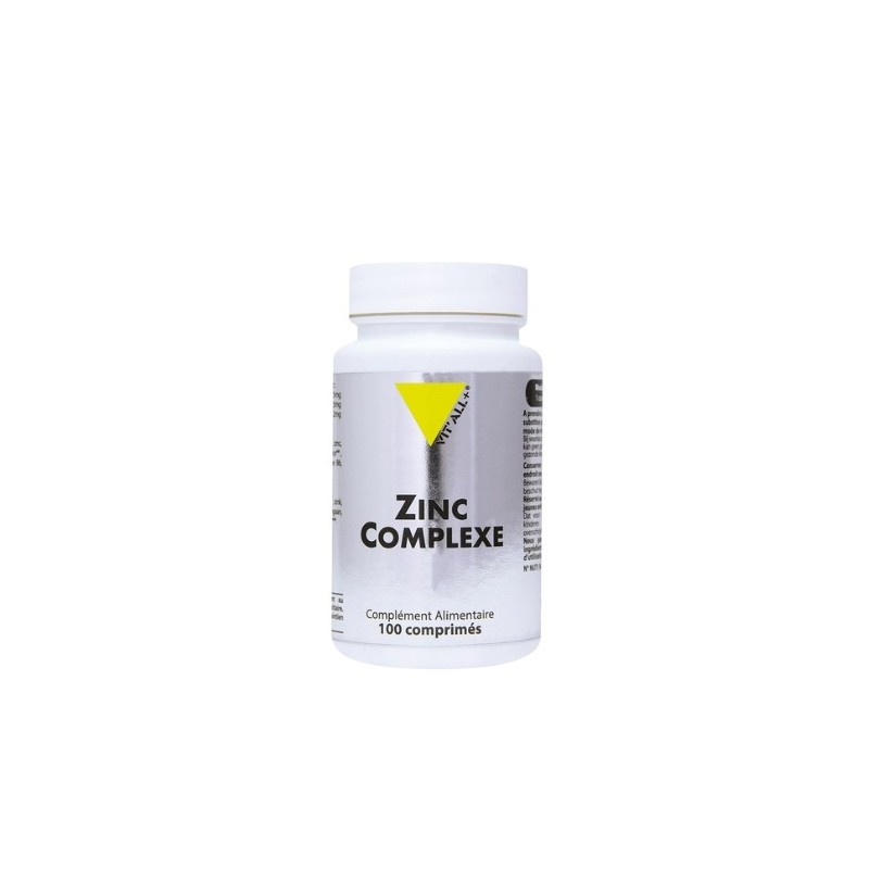 VITALL PLUS ZINC COMPLEXE 100 COMPRIMES