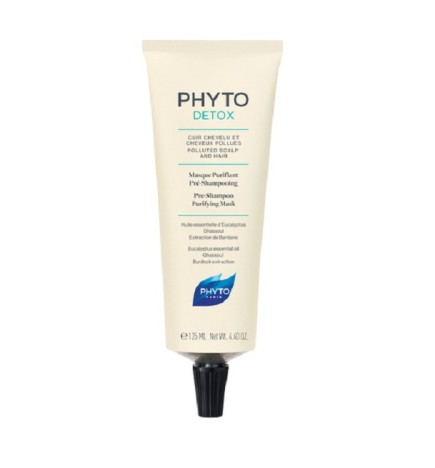 PHYTO PHYTODETOX MASQUE PURIFIANT PRÉ-SHAMPOOING 125ML