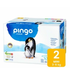 Pingo Mini Taille2– 3-6KG – 2 Sachets de 42 Couches