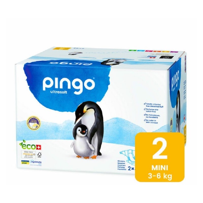 Pingo Mini Taille2– 3-6KG – 2 Sachets de 42 Couches