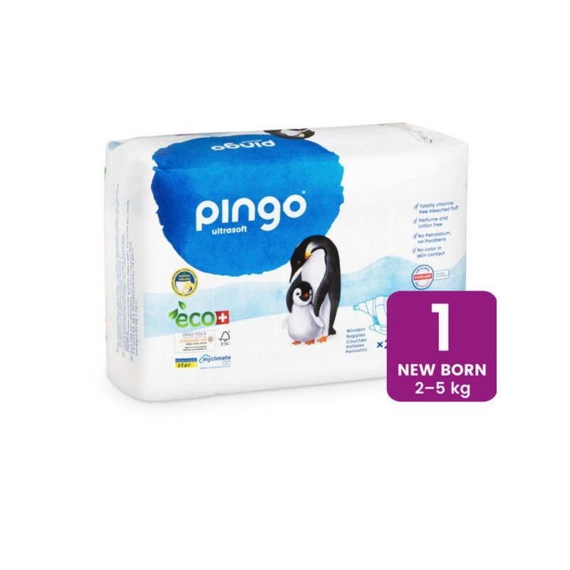 Pingo Newborn Taille1– 2-5KG – 27 Couches