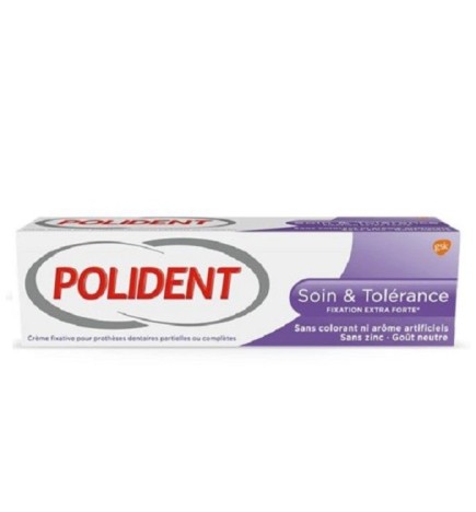 POLIDENT FIX SOIN & TOLERANCE 40G