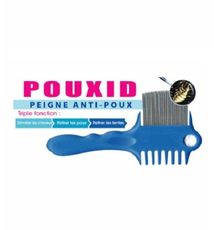 Pouxid Peigne Anti Poux Triple Fonction