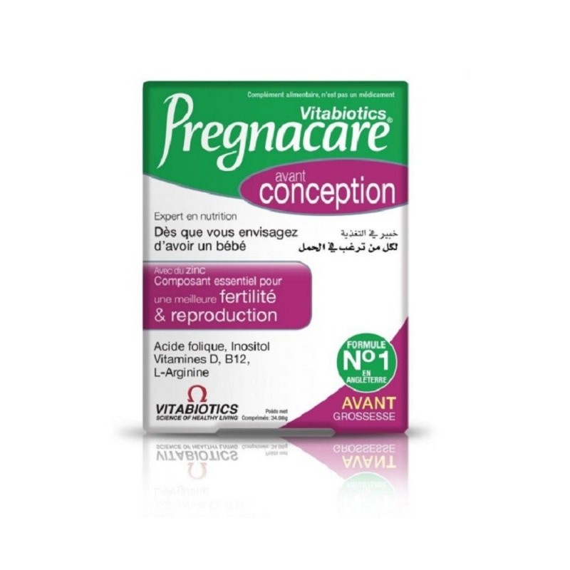 Pregnacare Avant conception 30 Comprimés