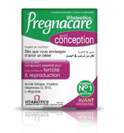 Pregnacare Avant conception 30 Comprimés