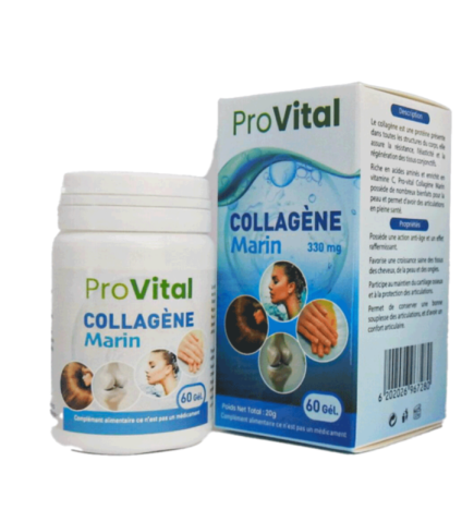 Pro vital Collagene Marin 330mg 60Gelules