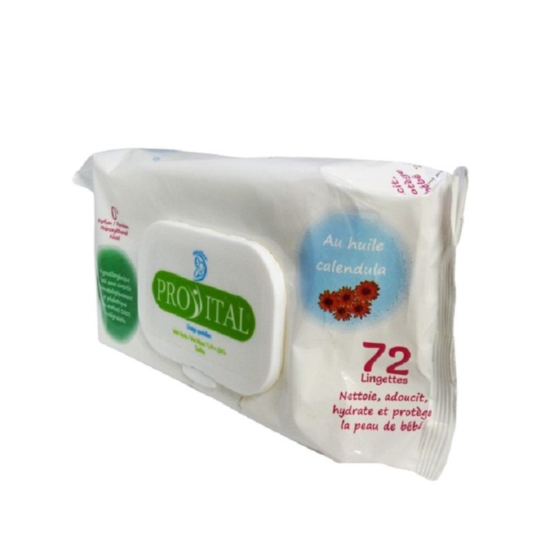 PRO VITAL LINGETTES BOITE DE  72 PIECES