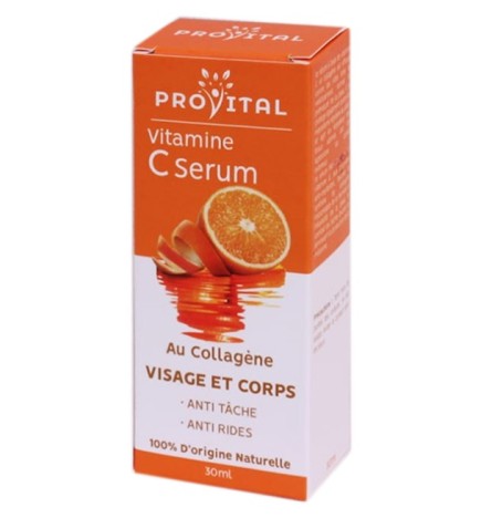 Pro Vital Vitamine C Sérum au Collagène – 30 ml