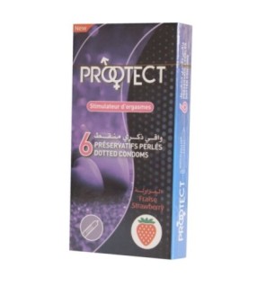 Protect Preservatifs Fraise 6 Pieces