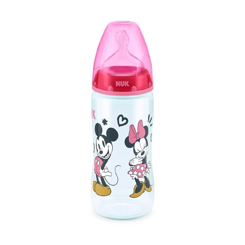 NUK Biberon Mickey pp Température 6-18m 300ml