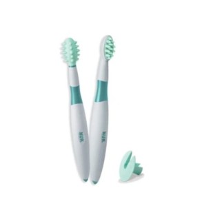 NUK Set de brosses à dents éducatives 6+ Mois