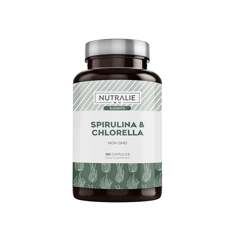 NUTRALIE SPIRULINE & CHLORELLA 180 GÉLULES
