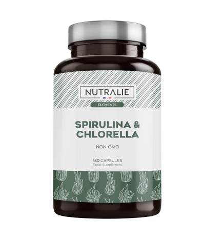 NUTRALIE SPIRULINE & CHLORELLA 180 GÉLULES