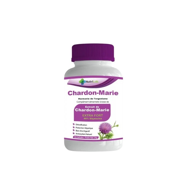 Nutrilab Chardon Marie 60 Gelules