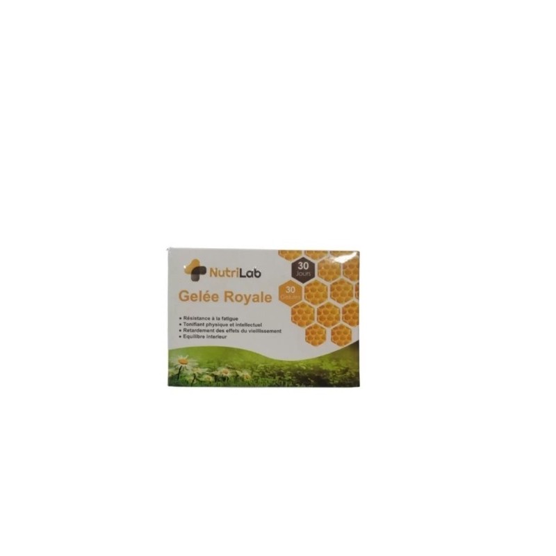 Nutrilab Gelee Royale Pollen 30 Gélules