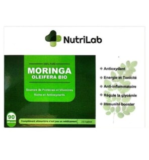 Nutrilab Moringa Oleifera Bio 500mg 90 Gelules