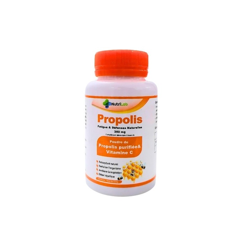 Nutrilab Propolis + Vitamine C 60 Gelules