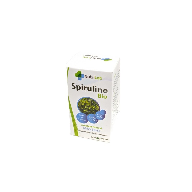 NutriLab Spiruline Bio 240 Comprimés