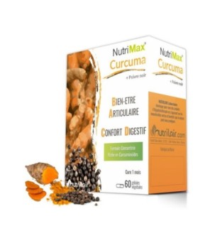 Nutrimax Curcuma + Poivre Noir 60 Gelules