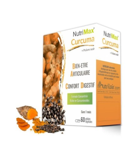 Nutrimax Curcuma + Poivre Noir 60 Gelules