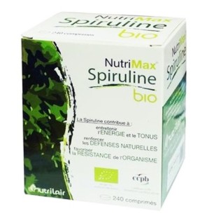 Nutrimax Spiruline Bio – 240 Comprimés