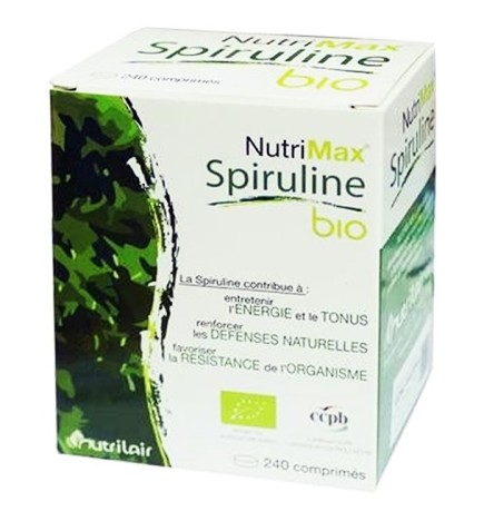 Nutrimax Spiruline Bio – 240 Comprimés