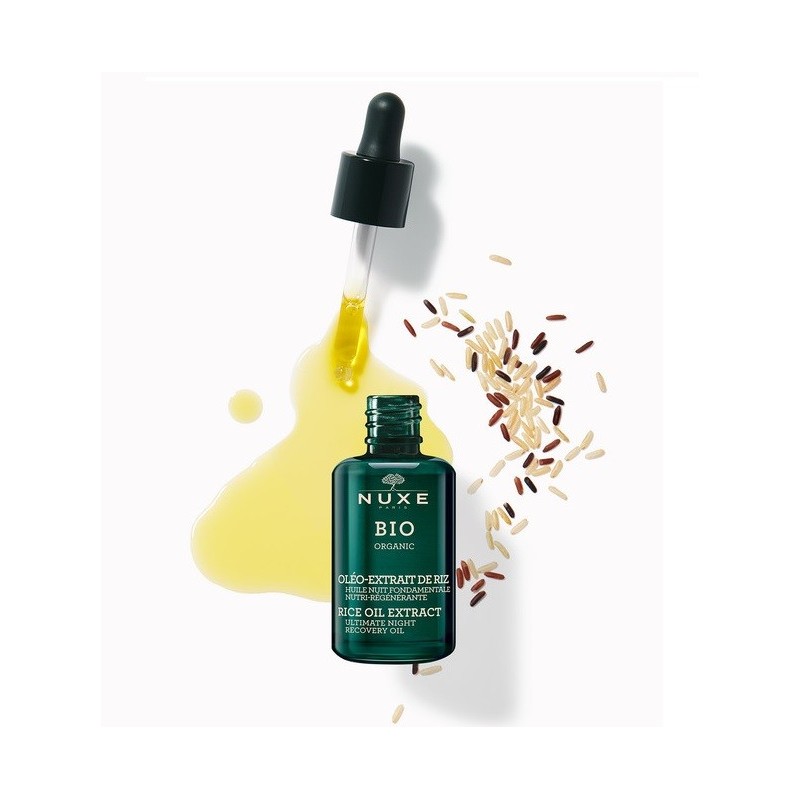 Nuxe Bio Organic Huile Nuit Fondamentale Nutri Régénérante 30ml