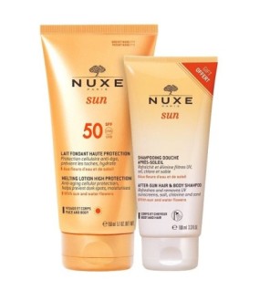 NUXE Fondant Haute Protection SPF30 + Shampoing Douche Après Soleil 100ml