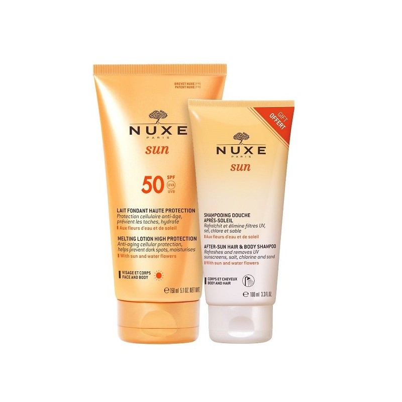 NUXE Fondant Haute Protection SPF30 + Shampoing Douche Après Soleil 100ml
