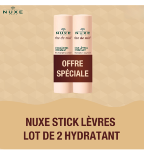 NUXE Rêve de Miel – Stick Lèvres Hydratant Lot de 2