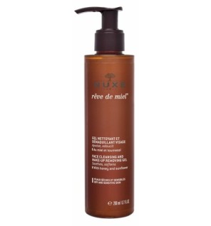 Nuxe Rêve de miel Gel nettoyant et démaquillant visage – 200 ml