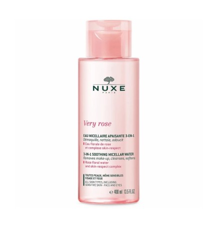 Nuxe very rose eau micellairea apaisant 3en1 400ml