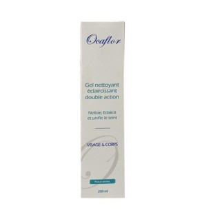 Ocaflor gel nettoyant éclaircissant double action 200ml