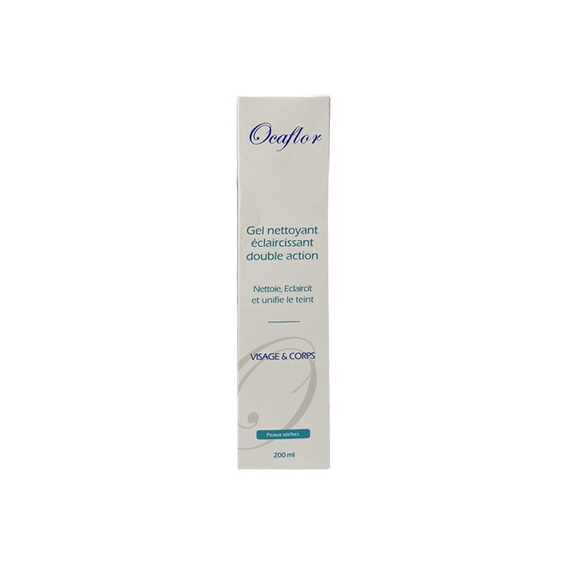 Ocaflor gel nettoyant éclaircissant double action 200ml