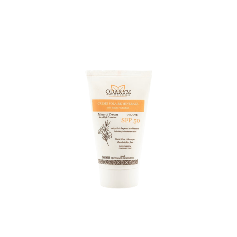 Odarym Crème Solaire Minérale SPF50