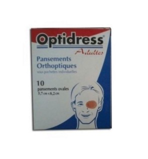 OPTIDRESS ADULTES PANSEMENTS ORTHOPTIQUES 10 PIECES