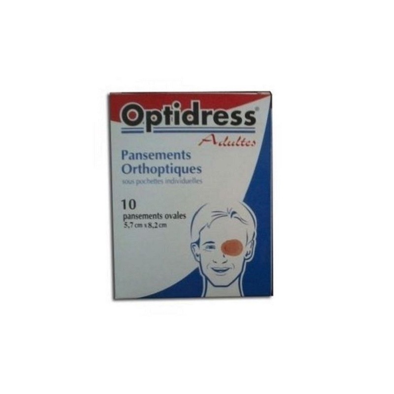 OPTIDRESS ADULTES PANSEMENTS ORTHOPTIQUES 10 PIECES
